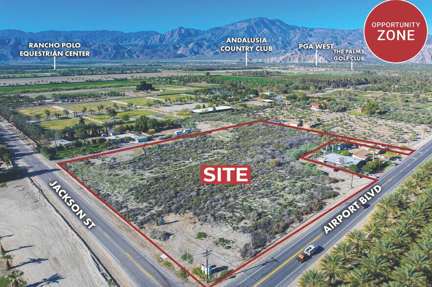 SWC Jackson St & Airport blvd, Thermal, CA for sale - Aerial - Image 1 of 1