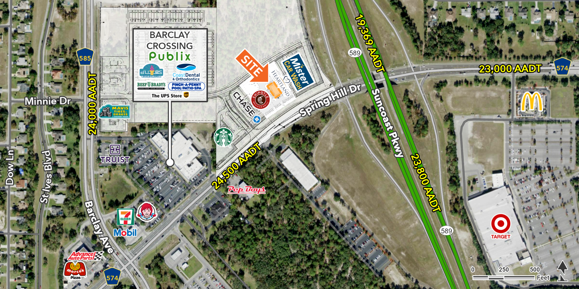 NWQ Suncoast Pkwy and Spring Hill Dr, Spring Hill, FL for lease Building Photo- Image 1 of 2