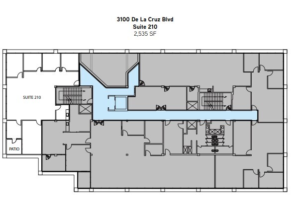 3100 De la Cruz Blvd, Santa Clara, CA for lease Floor Plan- Image 1 of 1