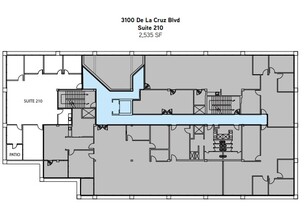 3100 De la Cruz Blvd, Santa Clara, CA for lease Floor Plan- Image 1 of 1