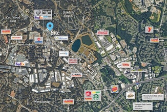 6132 Brookshire Blvd, Charlotte, NC - AERIAL map view - Image1