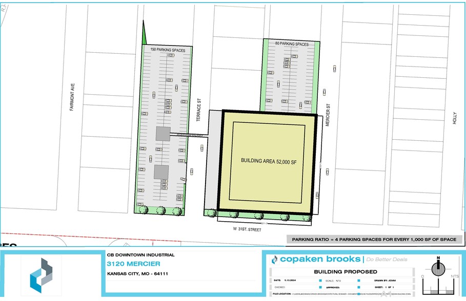 3120 Mercier St, Kansas City, MO for sale - Site Plan - Image 2 of 2