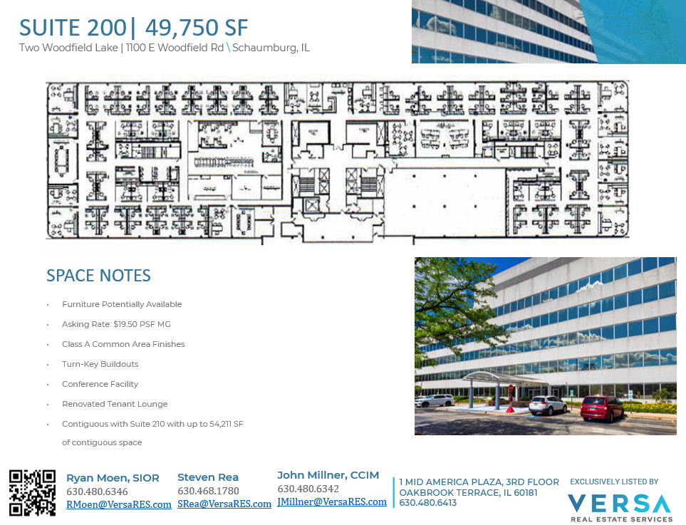 1100 E Woodfield Rd, Schaumburg, IL for lease Floor Plan- Image 1 of 1