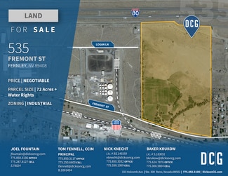 More details for 535 Fremont St, Fernley, NV - Land for Sale