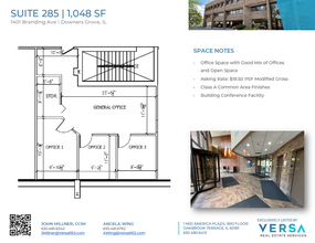 1401 Branding Ave, Downers Grove, IL for lease Floor Plan- Image 1 of 1