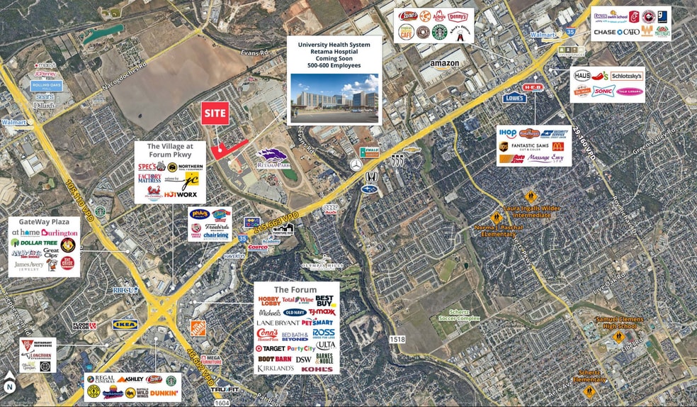 1 Retama Pky, Schertz, TX for sale - Aerial - Image 3 of 3