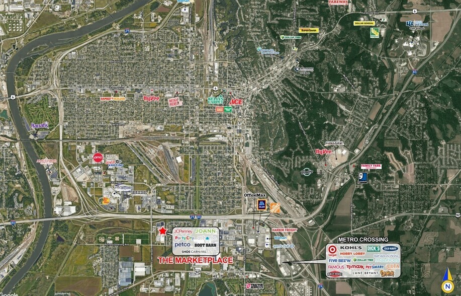 Market Place Dr, Council Bluffs, IA for sale - Aerial - Image 2 of 2