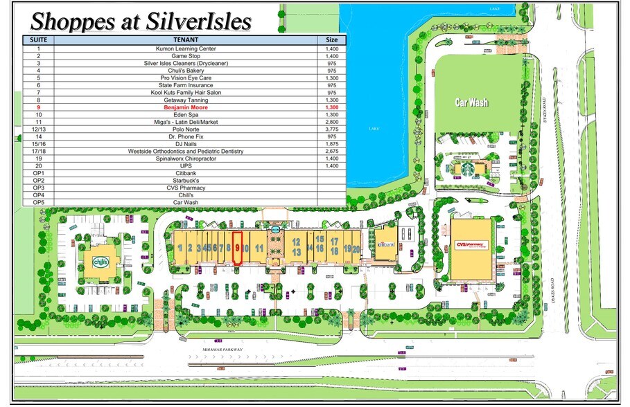 16201-16391 Miramar Pky, Miramar, FL for lease - Site Plan - Image 3 of 3