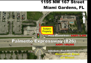 1195 NW 167th St, Miami Gardens FL - Parking Garage