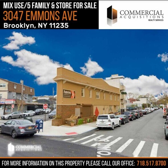 3047 Emmons Ave, Brooklyn, NY for sale - Building Photo - Image 1 of 6
