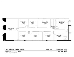 1837 S Mesa Dr, Mesa, AZ for lease Floor Plan- Image 1 of 8