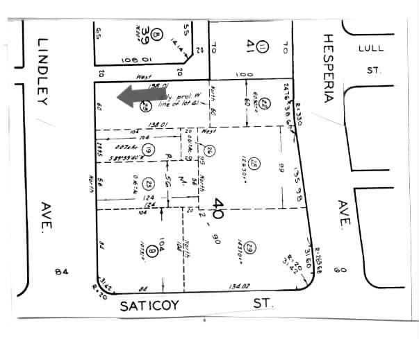 7620 Lindley Ave, Reseda, CA for lease - Plat Map - Image 2 of 3