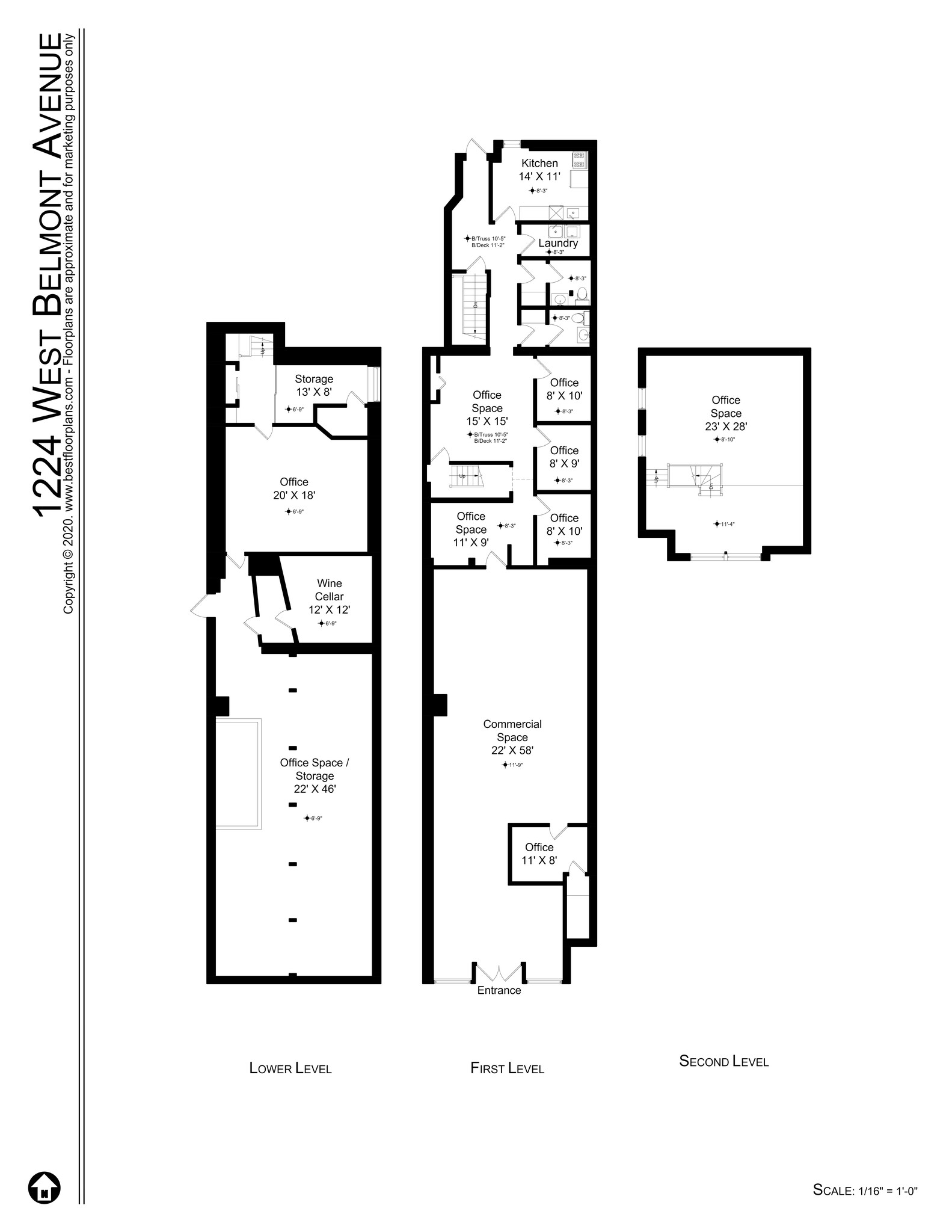 1224 W Belmont Ave, Chicago, IL for lease Site Plan- Image 1 of 23