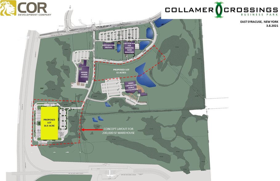 Collamer Crossings, East Syracuse, NY for sale - Site Plan - Image 3 of 27