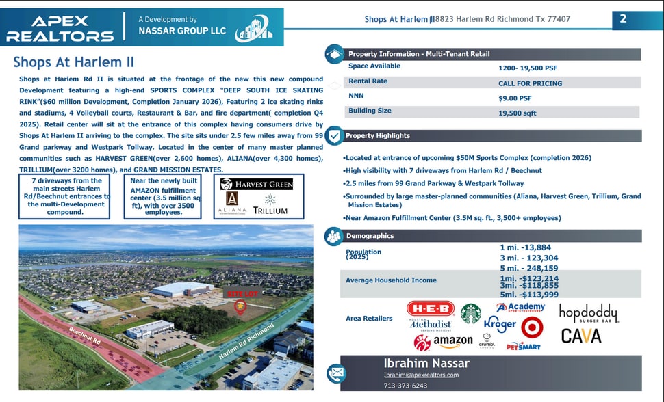 Beechnut St & Harlem Rd, Richmond, TX for lease - Building Photo - Image 3 of 6