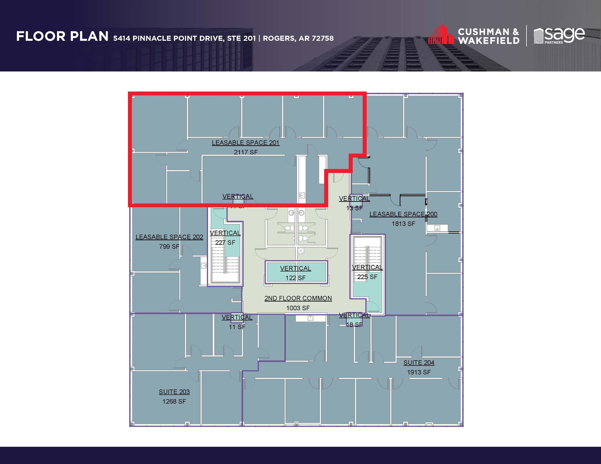 5414 Pinnacle Point Dr, Rogers, AR for lease Floor Plan- Image 1 of 1