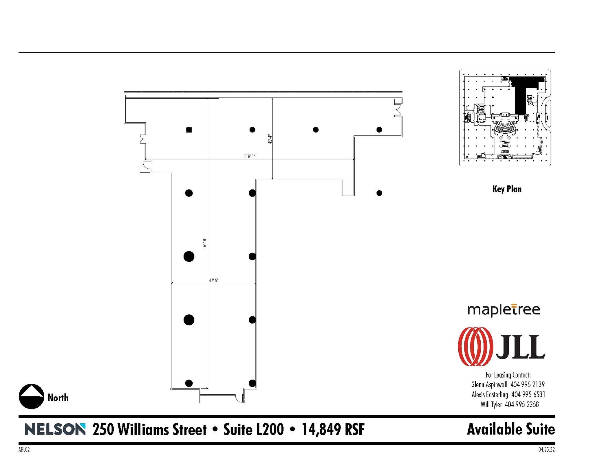 250 Williams St NW, Atlanta, GA for lease Floor Plan- Image 1 of 2