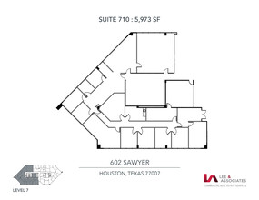 602 Sawyer St, Houston, TX for lease Floor Plan- Image 1 of 1