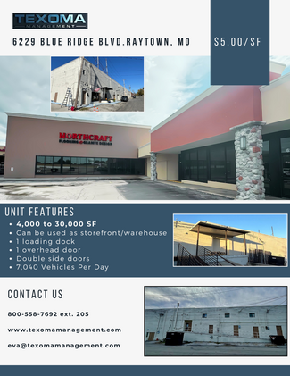 More details for 6215-6245 Blue Ridge Blvd, Raytown, MO - Multiple Space Uses for Lease