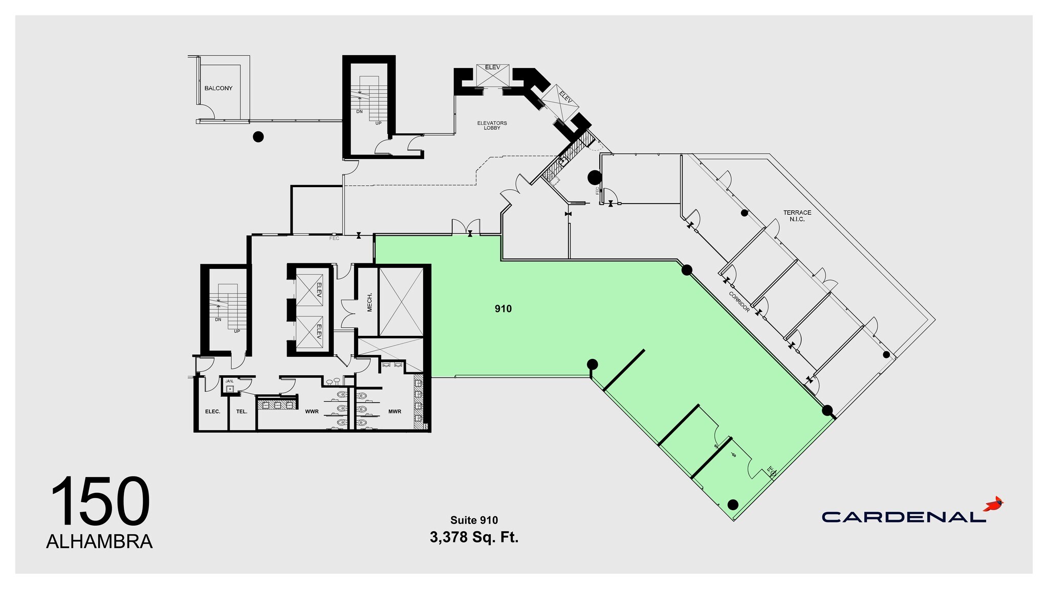 150 Alhambra Cir, Coral Gables, FL for lease Site Plan- Image 1 of 1