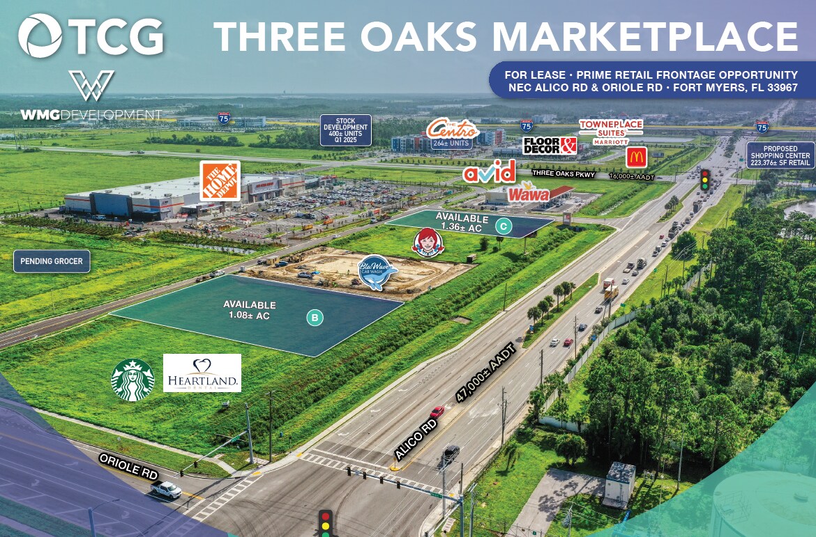 17001 Three Oaks Marketplace Dr, Fort Myers, FL for lease Building Photo- Image 1 of 4