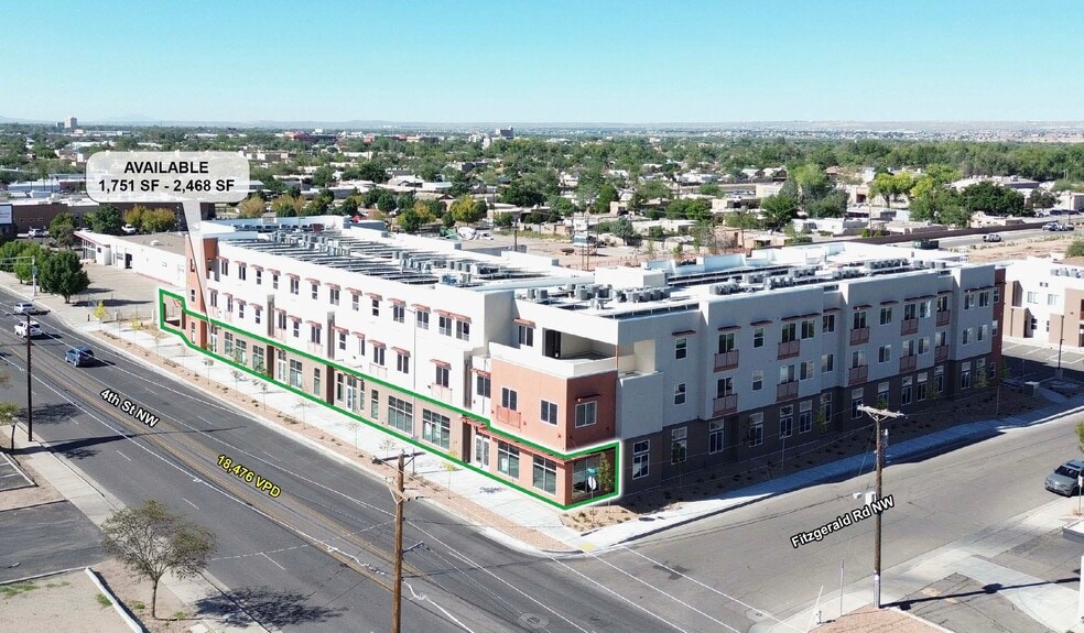 3525 4th St NW, Albuquerque, NM for lease - Building Photo - Image 1 of 6