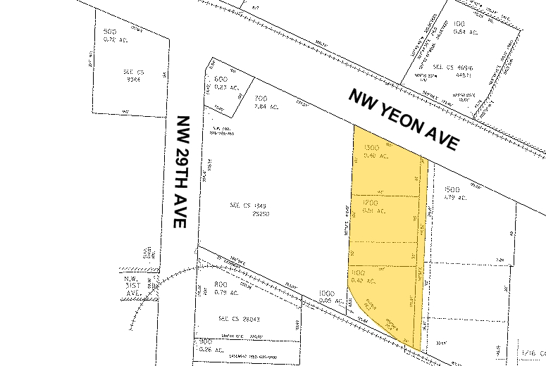 3317-3325 NW Yeon Ave, Portland, OR for lease - Plat Map - Image 3 of 8