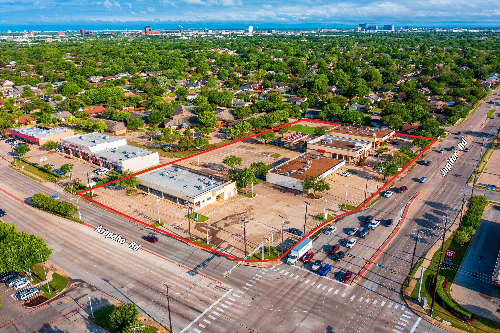 1101-1151 N Jupiter Rd, Richardson, TX for lease Aerial- Image 1 of 18