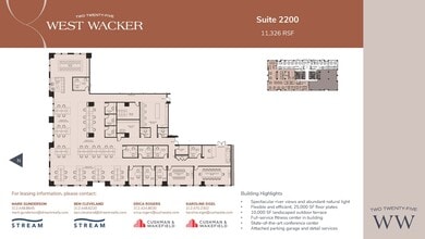 225 W Wacker Dr, Chicago, IL for lease Floor Plan- Image 2 of 2