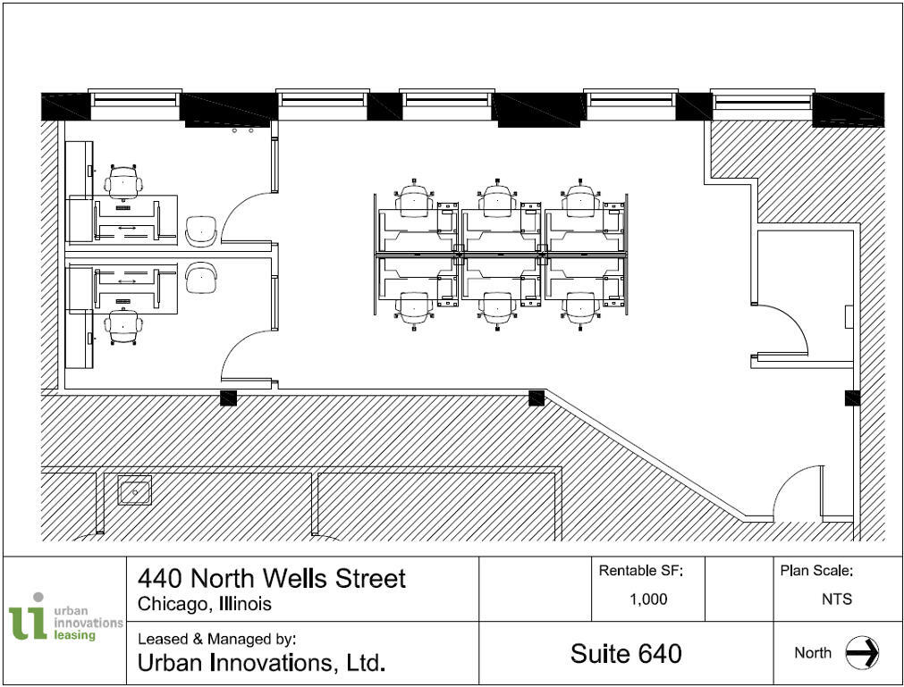 440 N Wells St, Chicago, IL for lease Floor Plan- Image 1 of 3