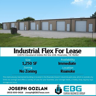 More details for 11975 Cleveland Gibbs Rd, Roanoke, TX - Flex, Industrial for Lease