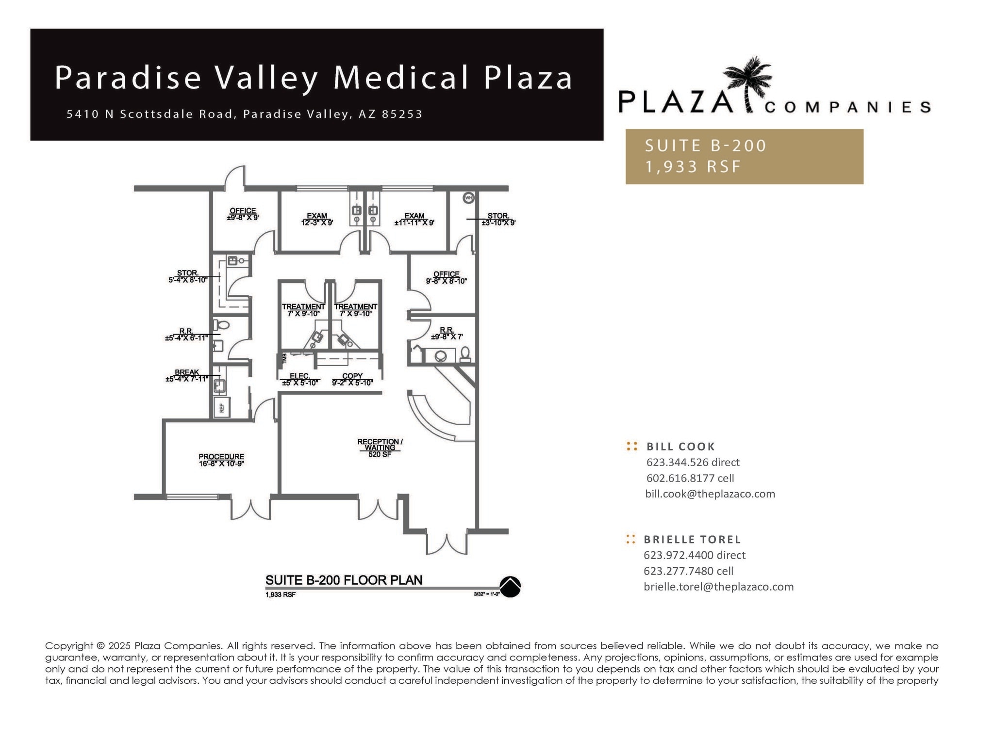 5410 N Scottsdale Rd, Paradise Valley, AZ for lease Floor Plan- Image 1 of 1