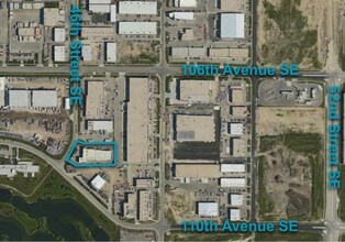 11010 46th St SE, Calgary, AB - AERIAL  map view - Image1