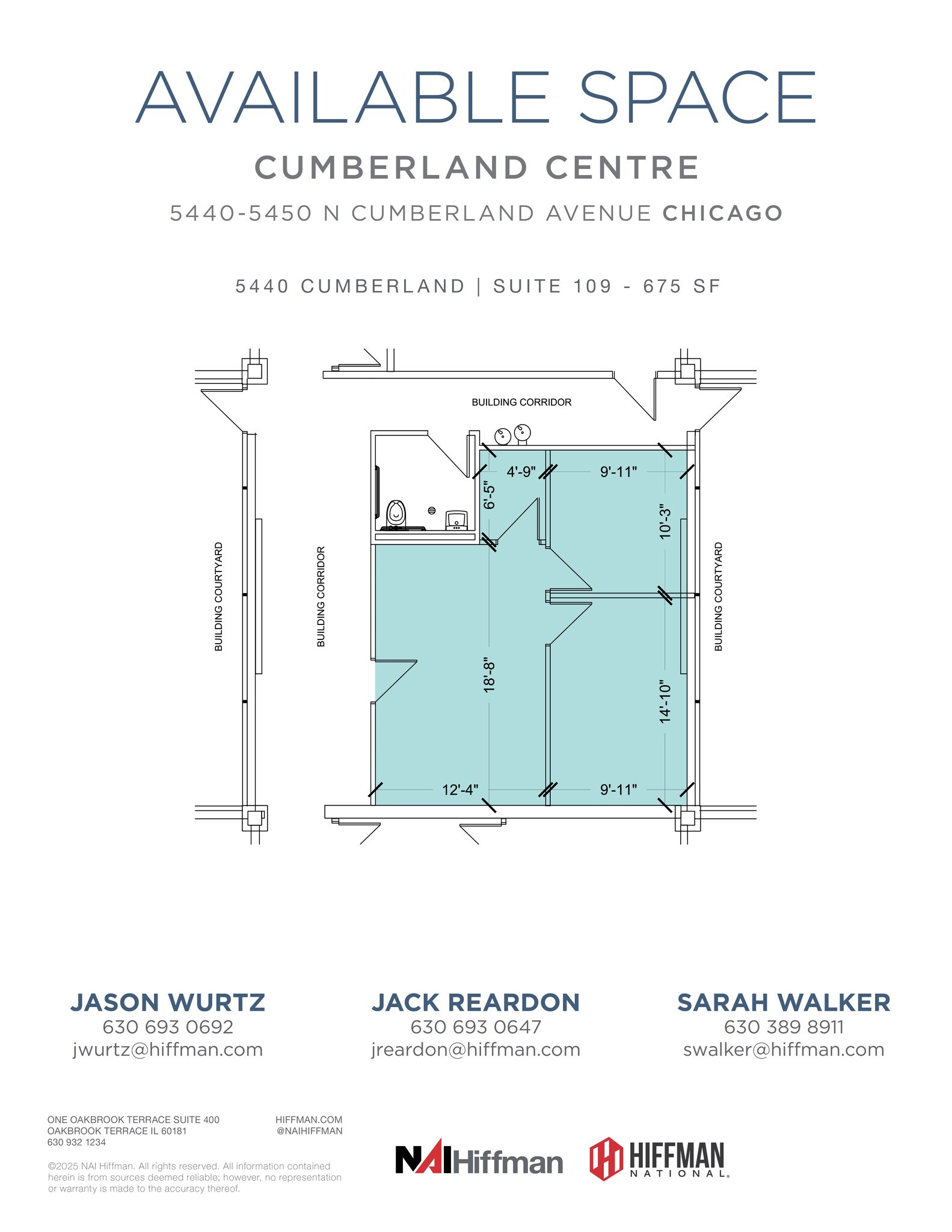 5440 N Cumberland Ave, Chicago, IL for lease Floor Plan- Image 1 of 1