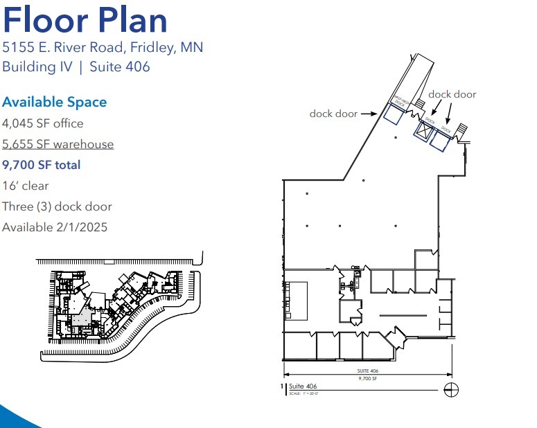 5155 E River Rd, Fridley, MN for lease Floor Plan- Image 1 of 1