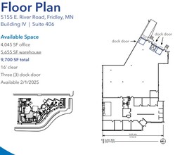 5155 E River Rd, Fridley, MN for lease Floor Plan- Image 1 of 1