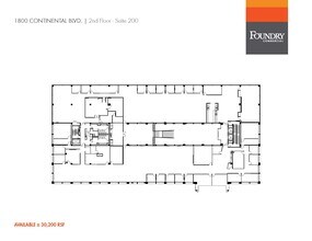 1800 Continental Blvd, Charlotte, NC for lease Floor Plan- Image 1 of 1