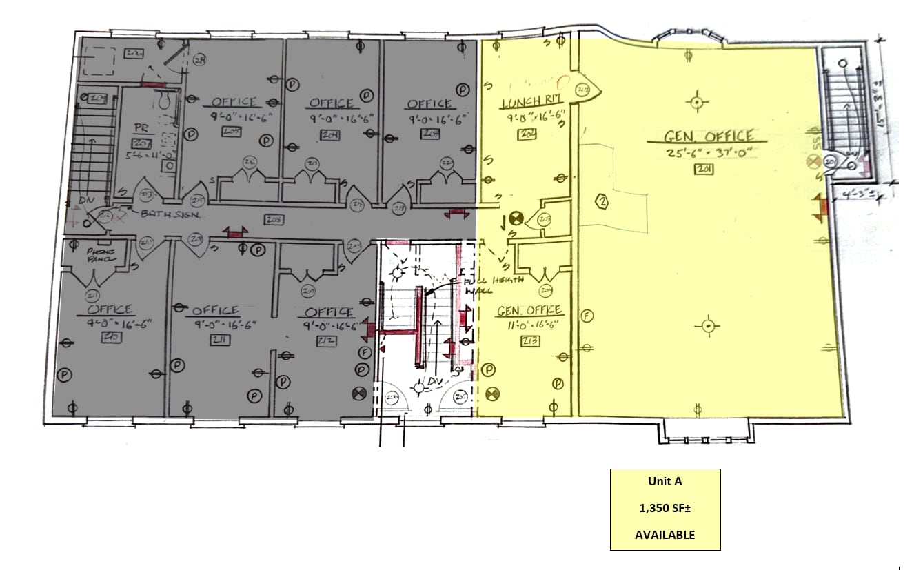 981 Second Street Pike, Richboro, PA for lease Floor Plan- Image 1 of 6