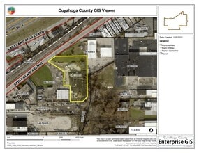 21500 Saint Clair Ave, Euclid, OH - AERIAL map view