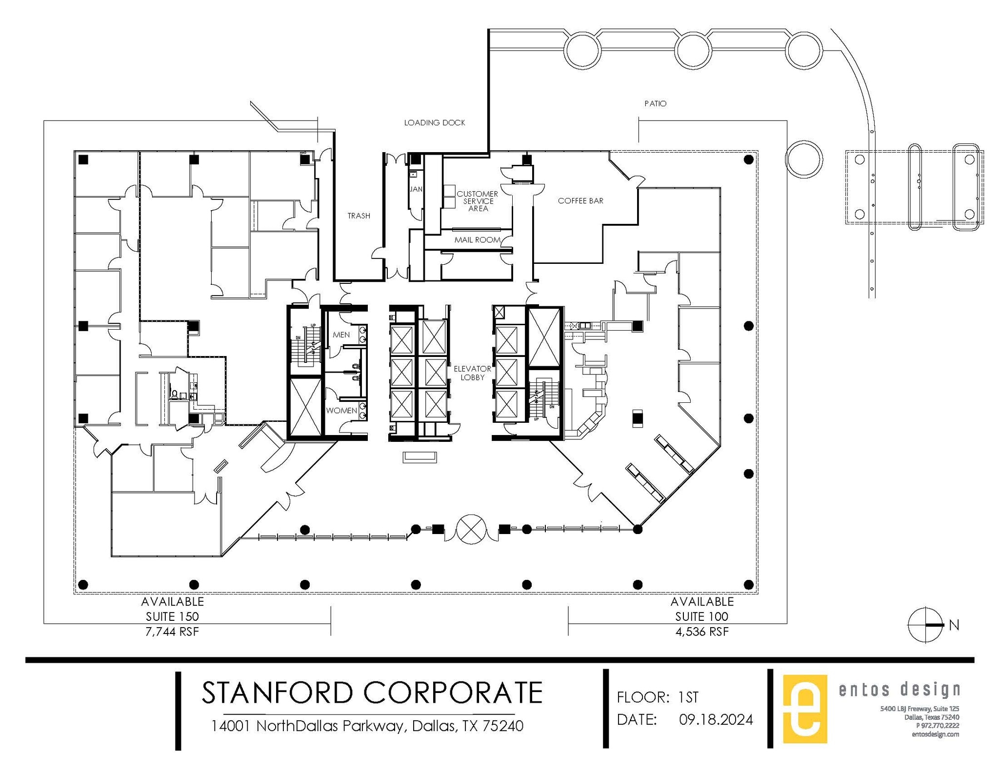 14001 N Dallas Pky, Dallas, TX for lease Floor Plan- Image 1 of 1