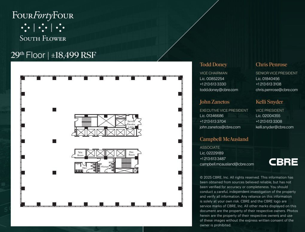 444 S Flower St, Los Angeles, CA for lease Floor Plan- Image 1 of 1