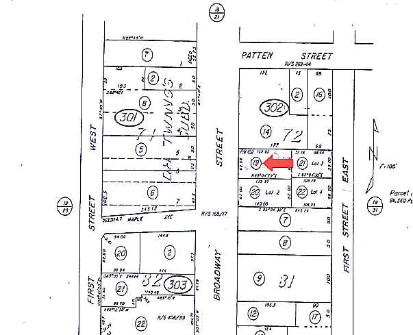 620 Broadway, Sonoma, CA for lease - Plat Map - Image 2 of 6