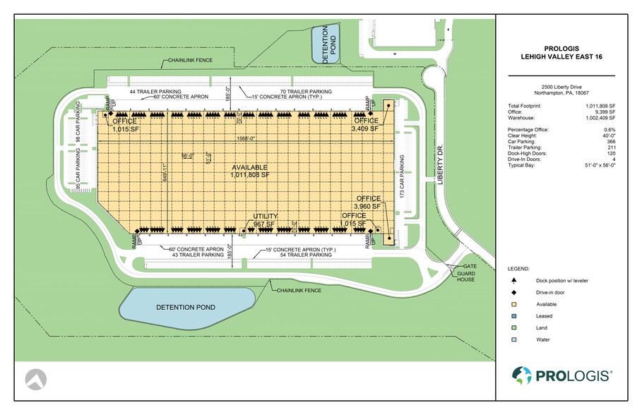 2800 Liberty Dr, Northampton, PA for lease - Site Plan - Image 3 of 8