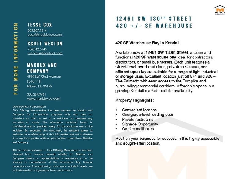 12461-12471 SW 130th St, Miami, FL for lease - Building Photo - Image 2 of 5