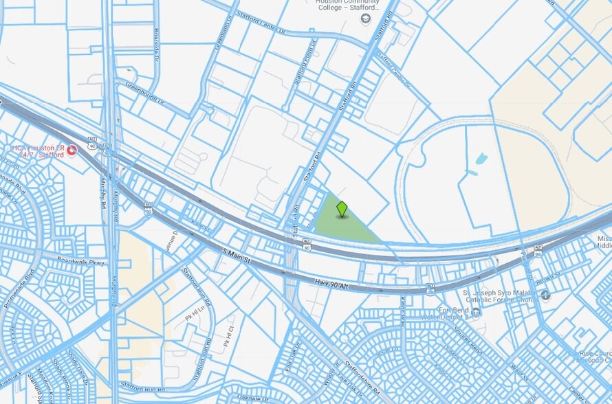 14049 Ellis St, Stafford, TX for lease - Plat Map - Image 3 of 3