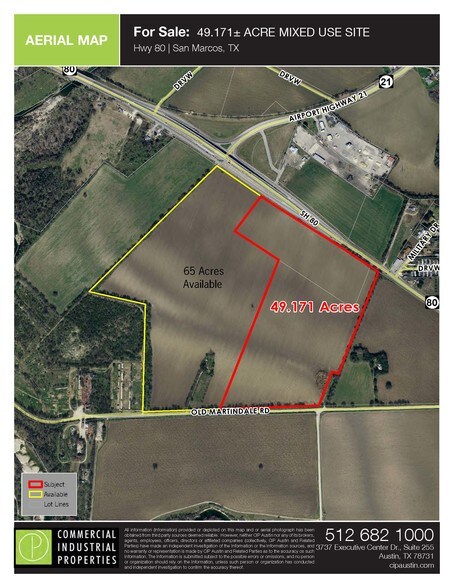 State Highway 80 And State Highway 21, San Marcos, TX for sale - Other - Image 1 of 1
