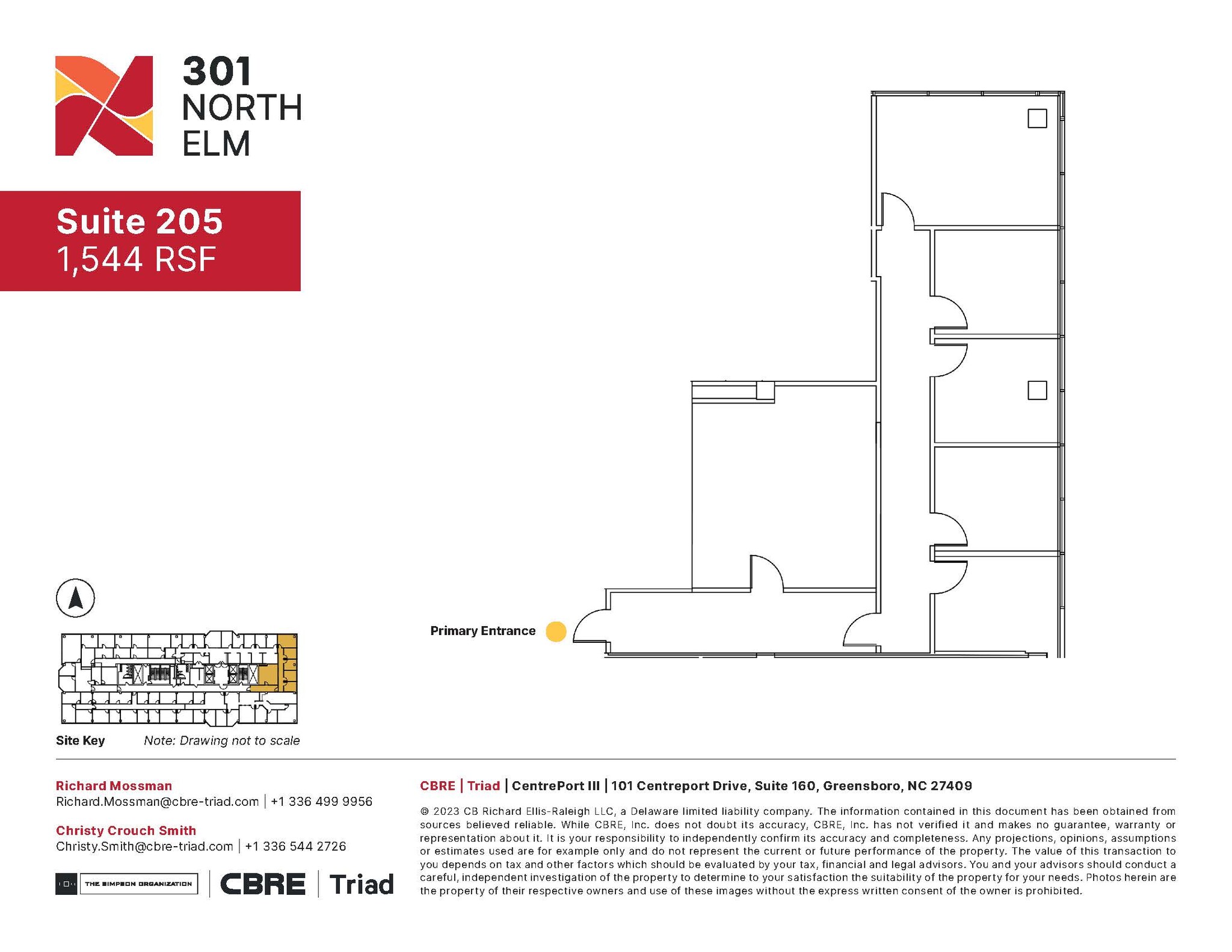 301 N Elm St, Greensboro, NC for lease Floor Plan- Image 1 of 1