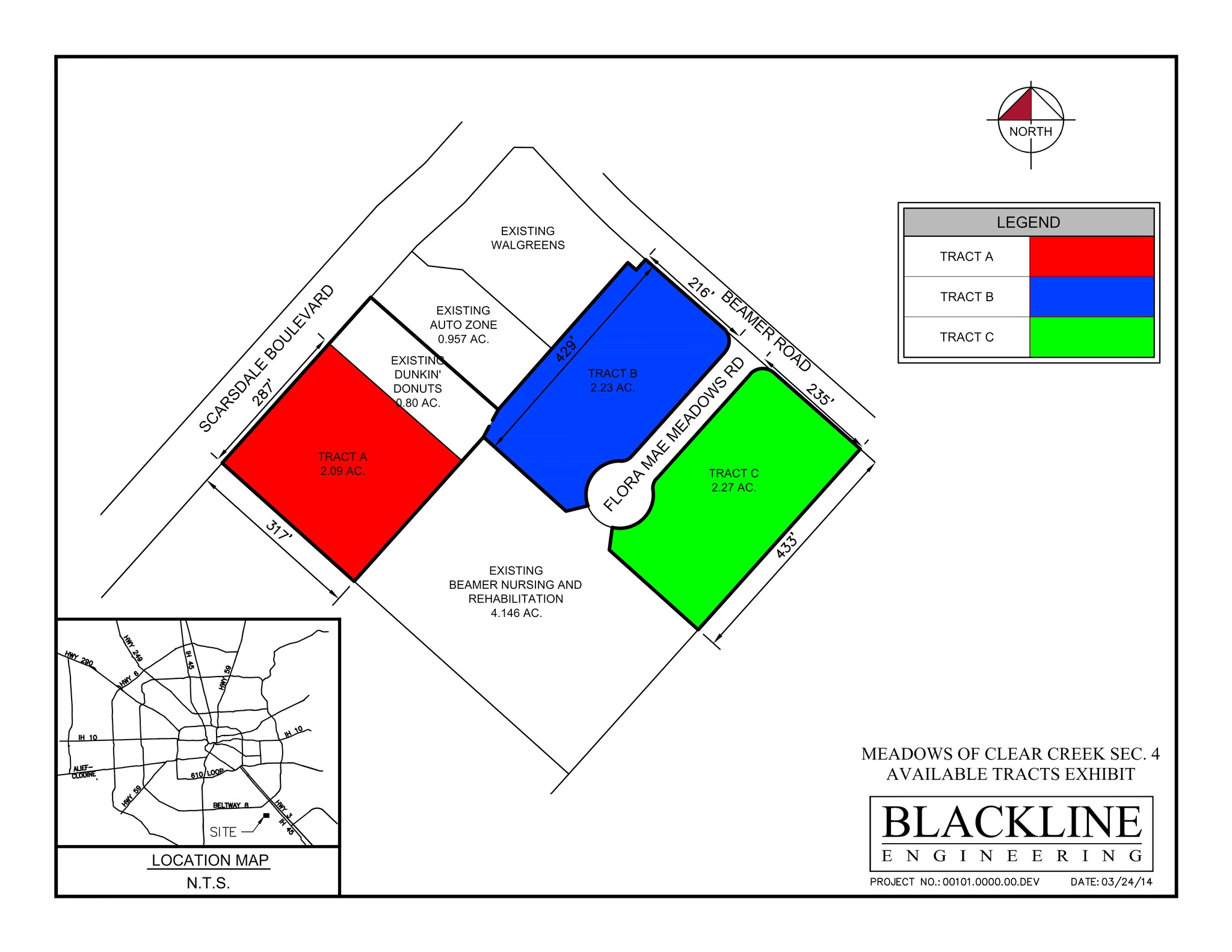 Scarsdale Blvd & Beamer Rd, Houston, TX for lease Site Plan- Image 1 of 2