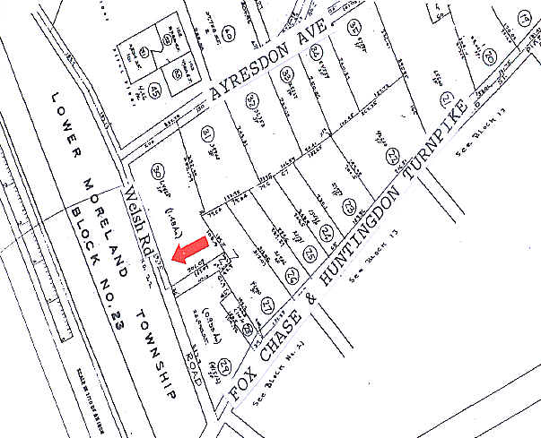 667 Welsh Rd, Huntingdon Valley, PA for sale - Plat Map - Image 2 of 3