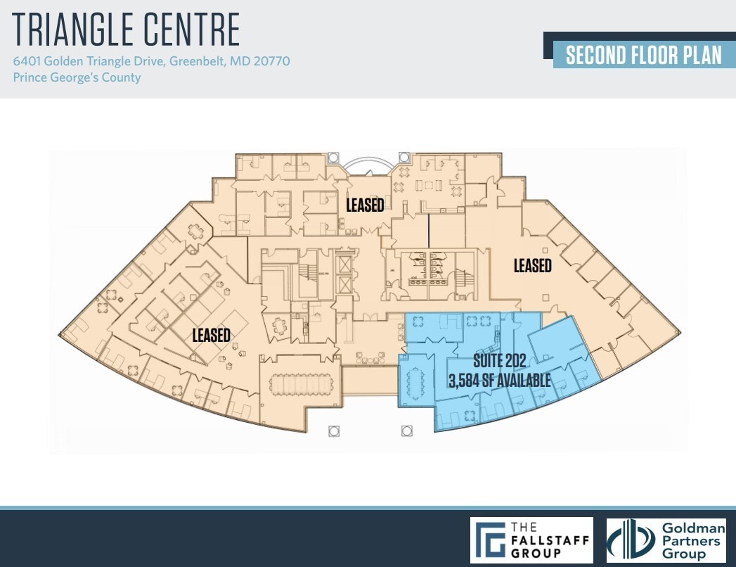 6401 Golden Triangle Dr, Greenbelt, MD for lease Floor Plan- Image 1 of 1